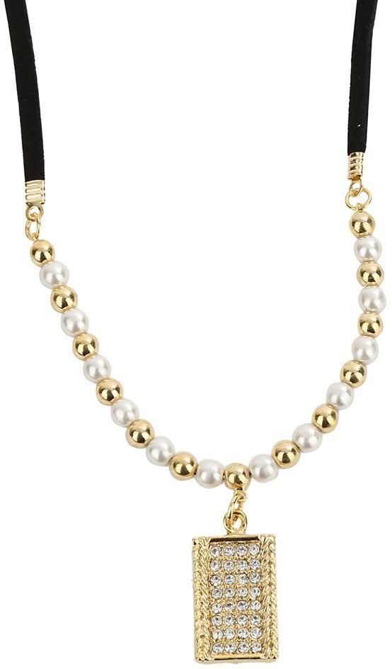 Gold Plated Necklace 0.3 Carats by She, B335-08