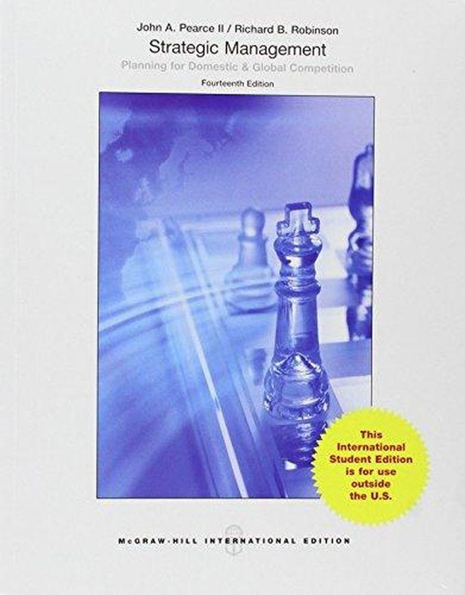 Mcgraw Hill Strategic Management: International Edition ,Ed. :14