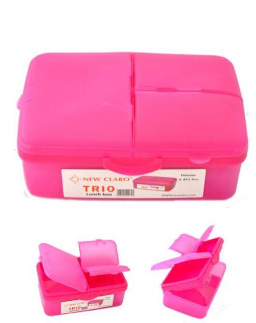 Kyro Toys CLB-PIN New Claro Trio Lunch Box - Pink