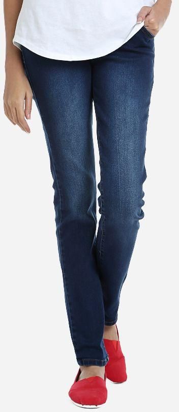 Lois Jeans Slim Washed Out Jeans - Dark Blue