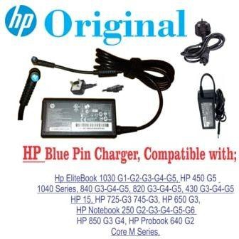 HP 19.5V-2.31A 45W HP Blue Pin Adapter Original