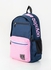 حقيبة ظهر مدرسية للأطفال أزرق داكن/وردي