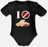 Peanut Allergy For Dark Organic Short Sleeve Baby Bodysuit