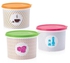 Tupperware Round Canister Set (3 Pieces, each is 1.1L)