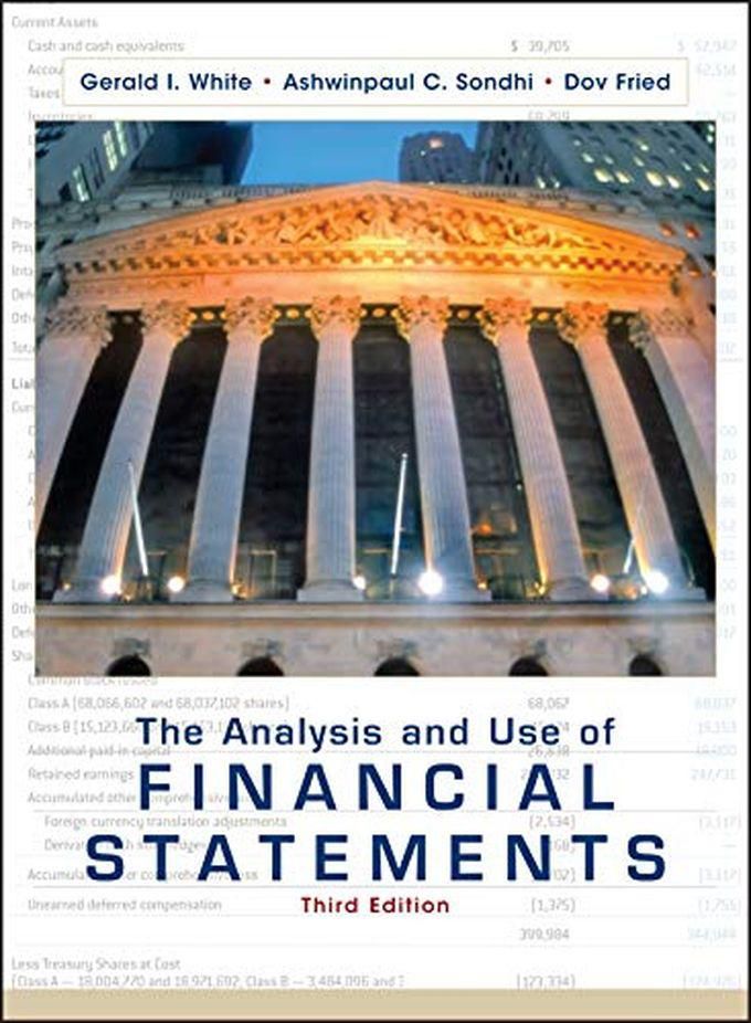 John Wiley & Sons The Analysis And Use Of Financial Statements ,Ed. :3