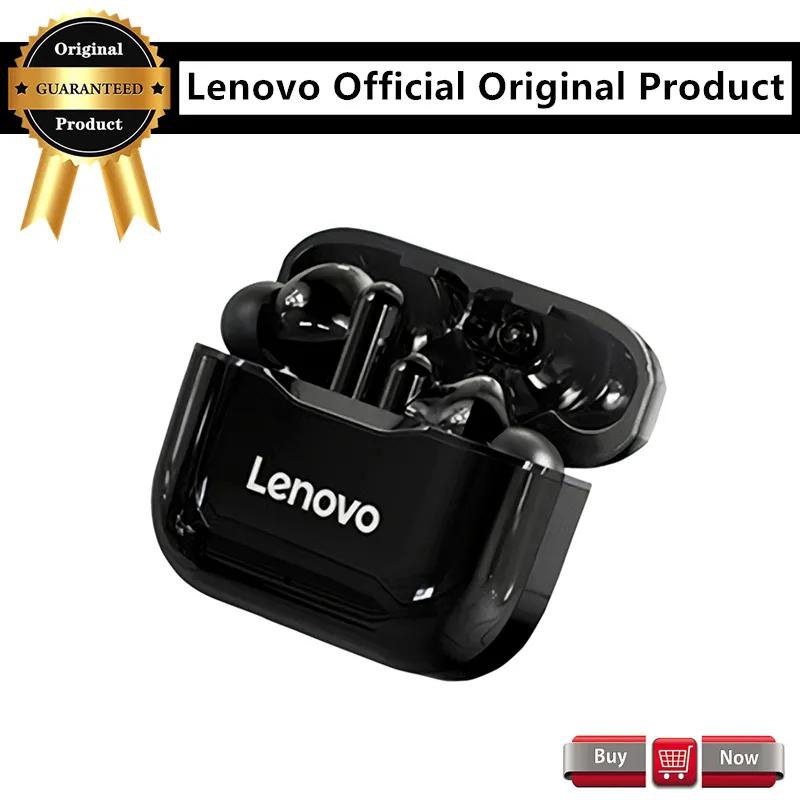 New Lenovo LP1 TWS Earbuds Bluetooth Wireless Headphones Sport Headset Bluetooth Compatible 5.0 Earbuds Earphones Bluetooth IPX4 Sweatproof Earphones with Mic For Android IOS Smart