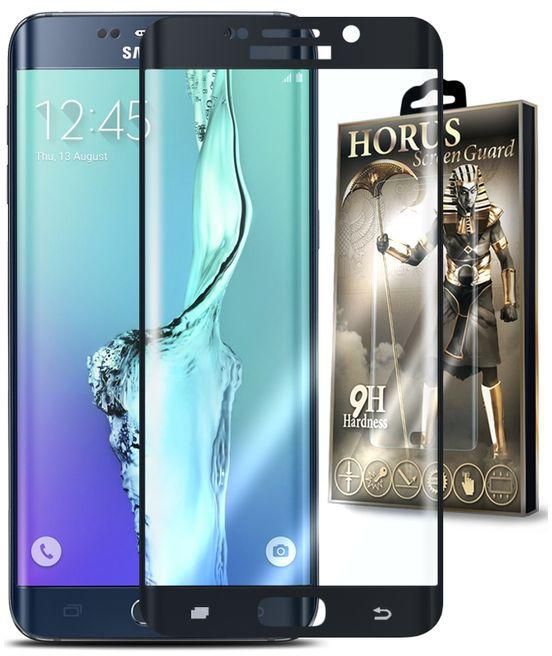 Horus Real Curved Glass Screen Protector for Samsung Galaxy S6 Edge Plus - Black