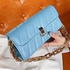 Leather Hand/Mini Travel Bag-Blue