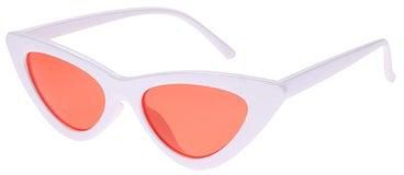 نظارة شمسية بإطار على شكل عين القطة مع عدسات حماية من الأشعة فوق البنفسجية للنساء