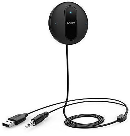 Anker SoundSync Bluetooth 4.0 Car Receiver, Wireless Call, Music Streaming Car Kit with Built-in Mic