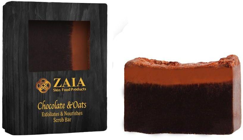 Zaia Chocolate & Oats Scrub Bar