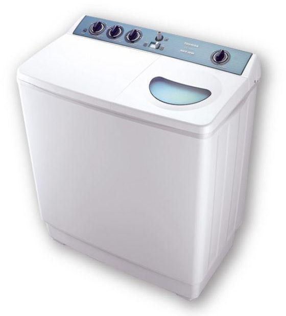 Toshiba VH-1210S Top Load Half Automatic Washing Machine - 12 Kg, White