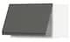 METOD Wall cabinet horizontal w push-open, white/Voxtorp dark grey, 60x40 cm - IKEA