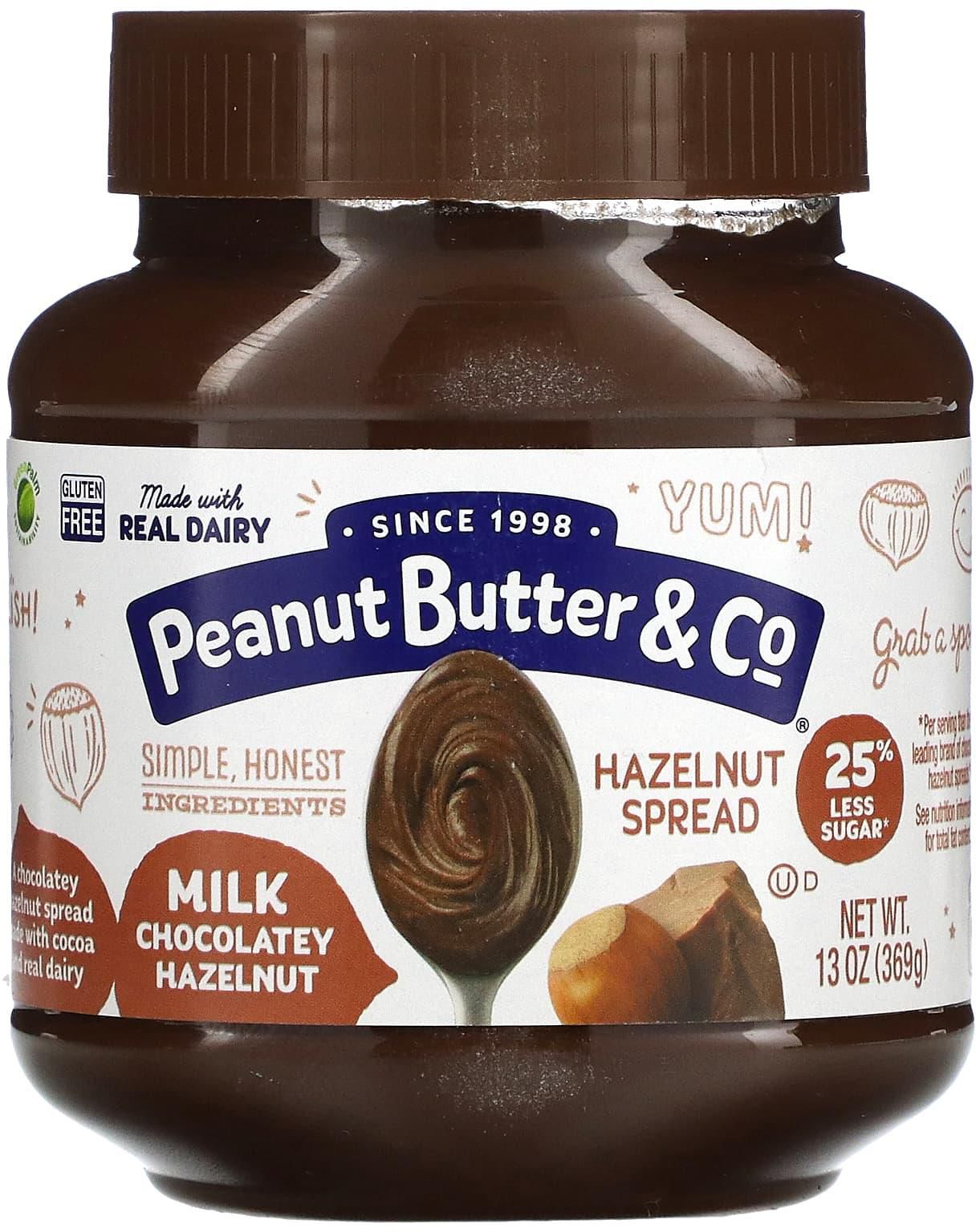Peanut Butter & Co.‏, معجون البندق، بندق مع الشوكولا والحليب، 13 أونصة (369 غرام)