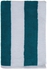 Truebell Striped Cotton Bath Towel (69 x 140 cm, Turquoise)