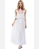 Ravin Embroidered Long Dress - White