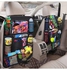 عبوتان من منظم حقائب تخزين المقعد الخلفي للسيارة مع 9 جيوب تخزين باللون الأسود