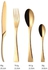 4 Piece Cutlery Set Gold 16.5cm