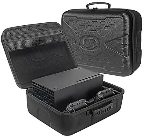 Treasure-ksa Carrying Case Conpatible with Series X Console, Shockproof Portable Protective Storage Bag for Series X Console Controller and Other Accessories