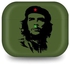 Che Guevara Printed Case Cover With Carabiner For Apple AirPods Pro Generation 1/2 (2019) Green/Black/Red