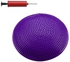 Yoga Balance Pad Stability Disc Massage Cushion Fitness Mat With Pump 33CM/12.99 inch Purple