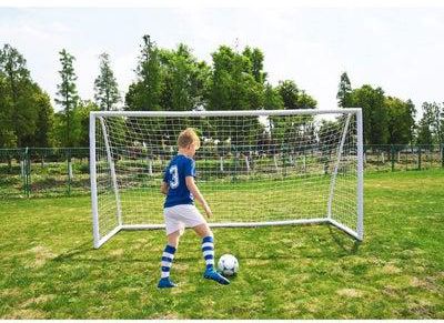 PVC Football Goal Kids Safety Youth Professional Soccer Goal for Backyard Colleges(244x155x90cm)