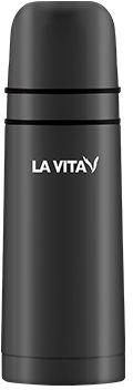 La Vita - Stainless steel Vacuum flask 0.75L - Dark grey