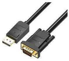 Vention Display Port to VGA Cable 1.5M Black