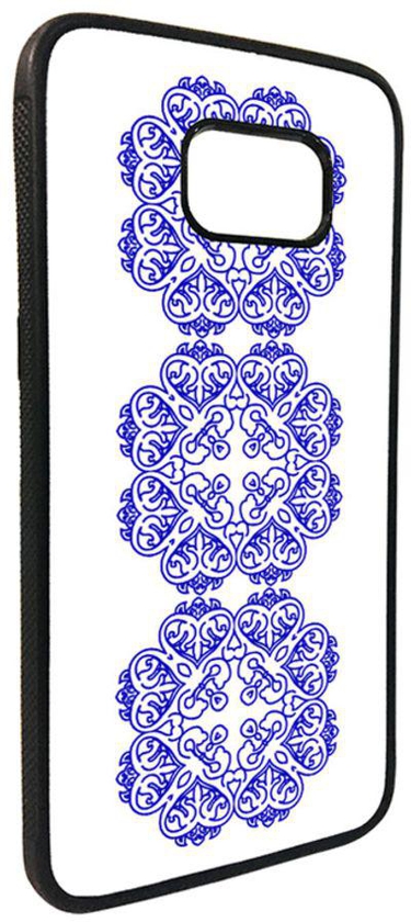 Protective Case Cover For Samsung Galaxy S8 Vertical Decorative Drawings - Blue