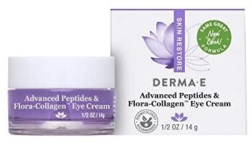 DERMA-E advanced Peptide & Collagen Eye Cream, White, 0.5 Ounce