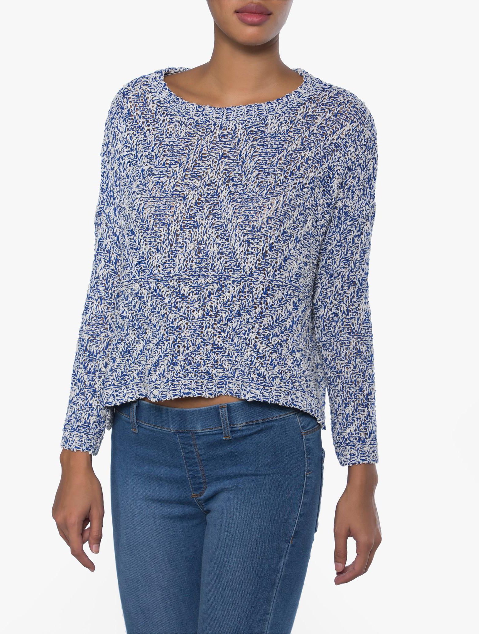 Flecked Cotton-Blend Sweater