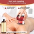 gmujpup Electric Cupping, 4 in 1 Smart Cupping Therapy Massager with 6 Levels Temperature & Suction, Rechargeable Cupping Therapy Set with Red Light Therapy for Targeted Pain Relief, Muscle Soreness