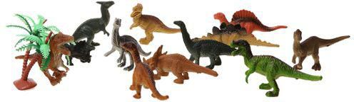 Small Tub-12 pcs Mini Dinosaur Figures for Novelty Gift Toy 