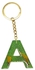 For Mother's Gift & Ramdan Keychain-letter A-Green Lemon