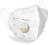 KN95 Medical Respiratory Mask With Filter - 1 Pcs - White