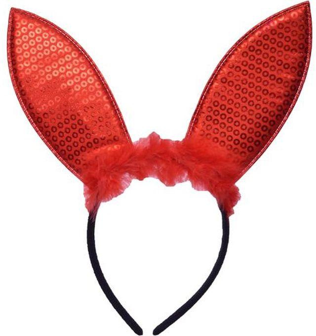 The Head Collar With The Rabbit Ear Design For Children's Parties-- 4 Pieces