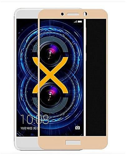 Generic Full Curved Tempered Glass Screen Protector for Huawei GR5 2017 - Gold