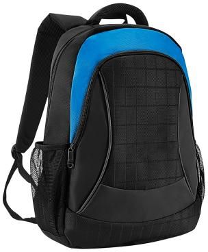 Laptop Backpack by Wunderbag (Black/Blue)