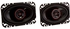 Cerwin-Vega H746 4" x 6" 30W RMS / 275W MAX 2-Way Coaxial Speakers Set of 2 - Black