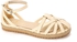 Ice Club Buckle Closure Leather Sandals - Beige