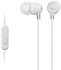 Sony EX Series Stereo Earbud Headphones White
