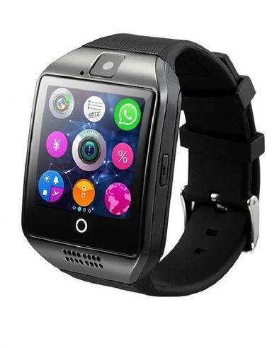 Generic Q18 Bluetooth Smart Watch - Black