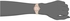 Michael Kors Women's Abbey Three-Hand, Rose Gold-Tone Stainless Steel Watch, MK4617