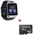 Generic Latest DZ09 Smart Watch Phone for Android and Apple with Free 16gb Memory card- Black