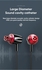 JOYROOM JR-EL114 Wired In Ear Headphones HiFi Sound - With Control Button - 3.5mm Socket - Black