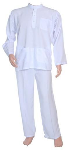 Bebecom4u Malay Clothes School - 11 Sizes (White)