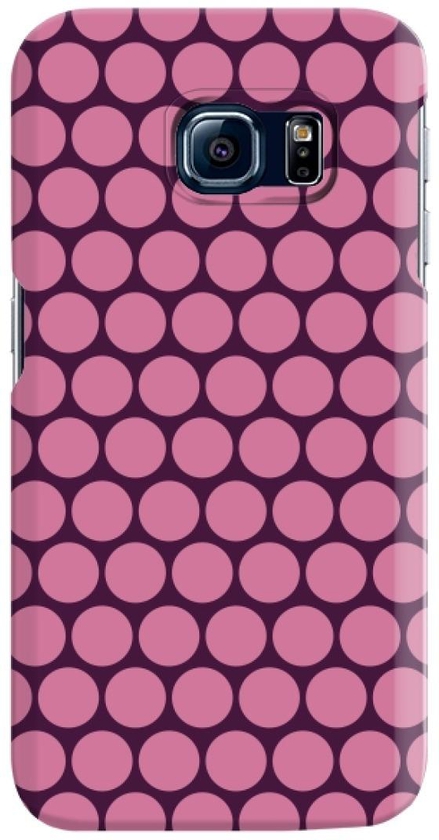 Stylizedd Samsung Galaxy S6 Edge Premium Slim Snap case cover Matte Finish - Purple Honeycombs