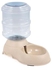 Automatic Gravity Water Feeder 3.75L Clear Beige 34X20X24centimeter
