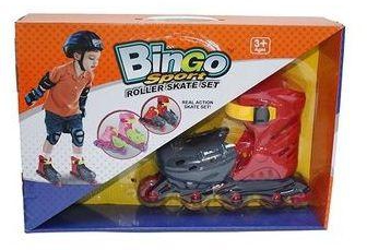 Bingo Sport Roller Skate Set Red