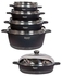 Dessini Dessini Non-Stick Cooking Pots Cookware set - 10pcs Dessini Die cast Set.